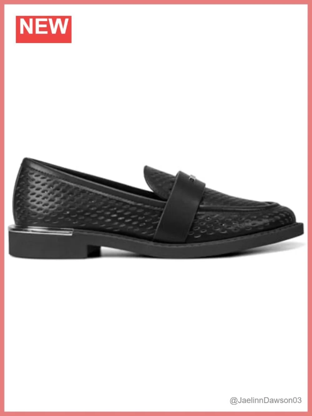 Women's Perforated Loafer Flat Slip-On Comfortable Casual